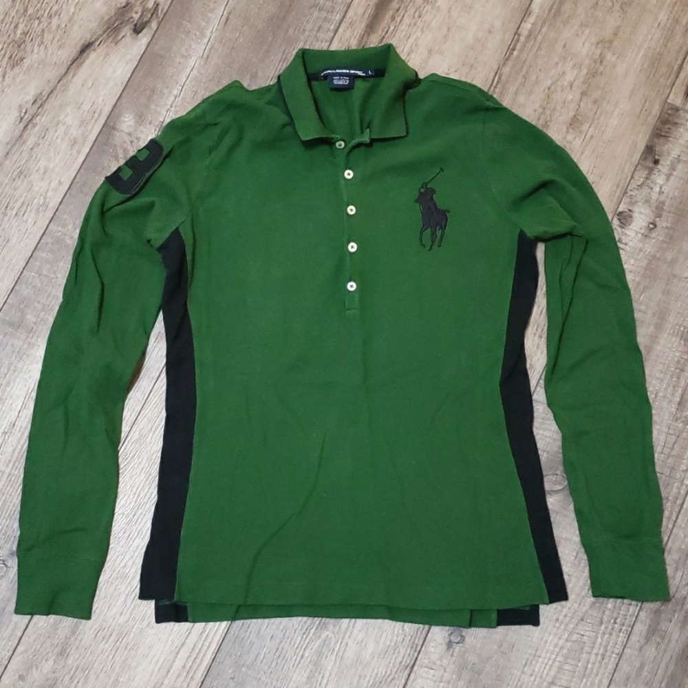 Polo Ralph Lauren Green Longsleeve Polo shirt